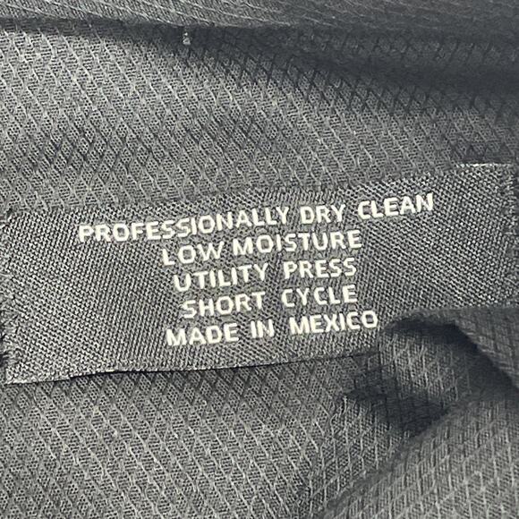 New Jos A Bank Signature Mens 40x36 No Hem Black Wool Dress Pants Pleated Front - Picture 8 of 8